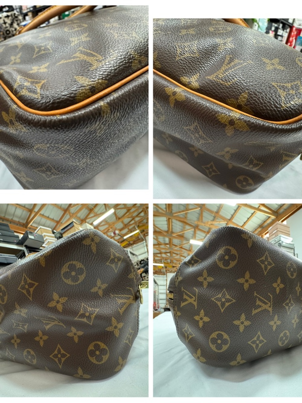 Louis Vuitton vintage Brown Monogram Deauville bag. EUC - Picture 6 of 10